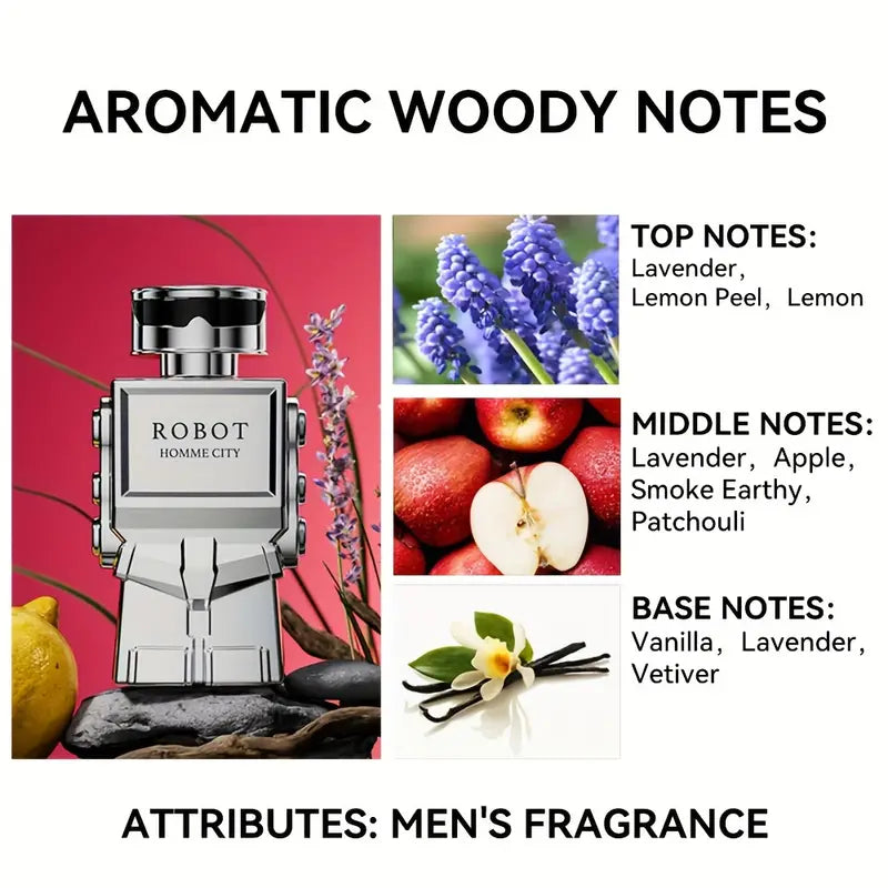 Epicurean Essence 100ml Eau De Toilette for Men- Aromatic Woody Note