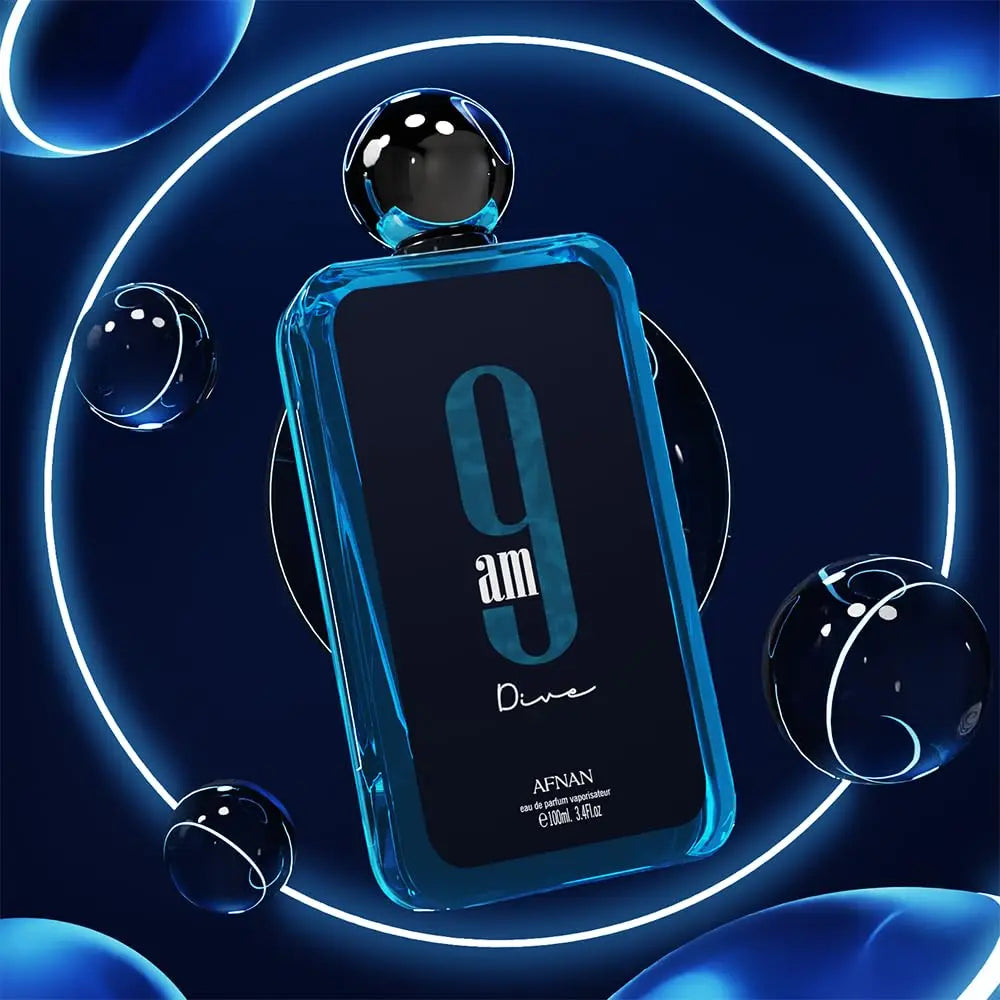 100ML AFNAN 9PM Rebel Dive Elixi Cologne for Men Eau De Toilette